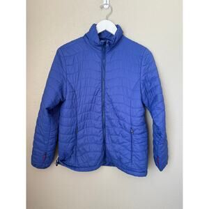 McKinley Puffer Jacket Coat Missing Size Tag Large? Purple Full Zip Outdoors
